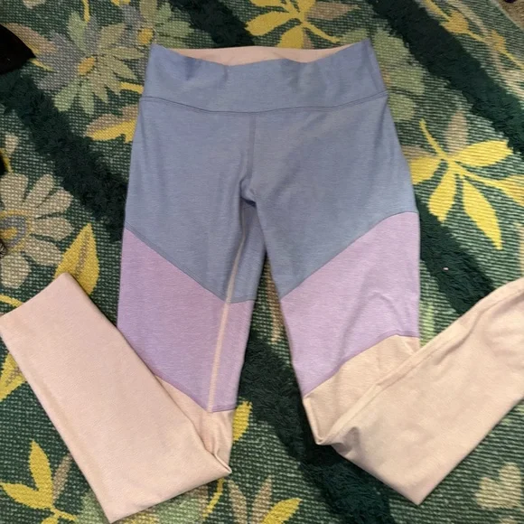 Outdoor Voices block leggings blue purple Small - Picture 5 of 5